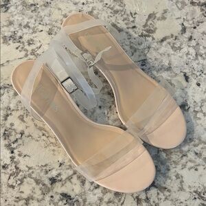 Dream Paris Clear Strap dress heels
